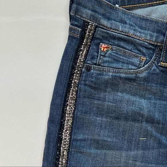 Hudson | Luna Super Skinny Crop Jeans - Picture 3 of 9